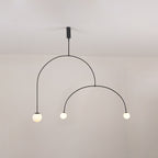 Lustra Chandelier Mobile Noir Minimaliste - Neutralighting