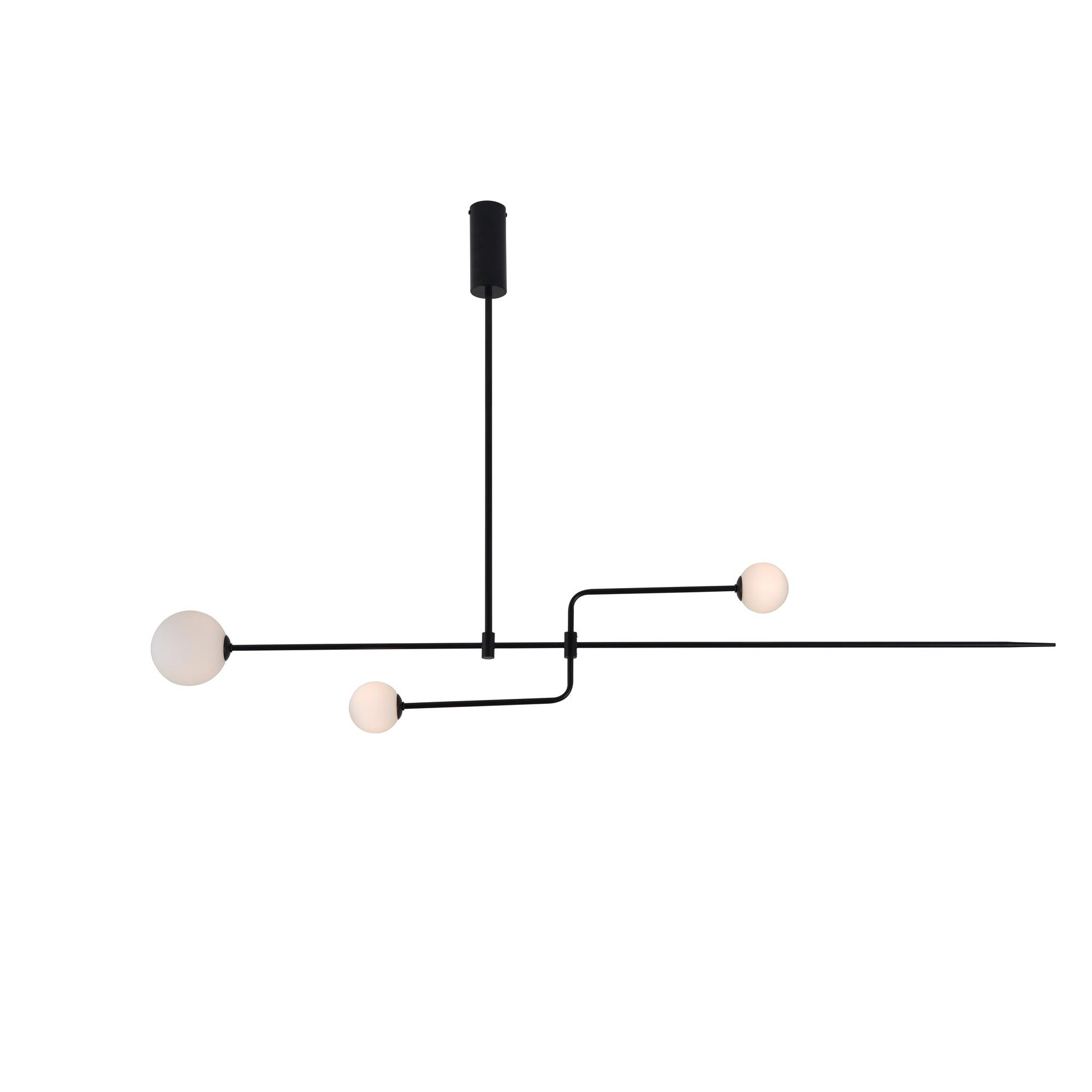 Lustra Chandelier Mobile Noir Minimaliste - Neutralighting