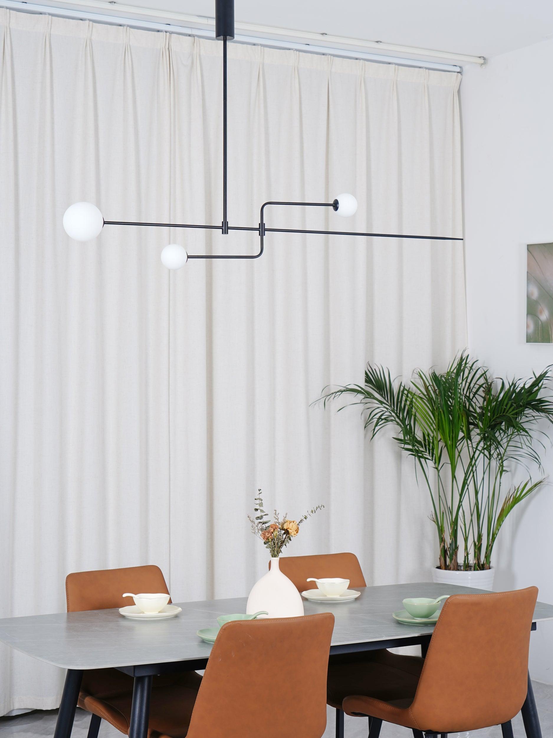 Lustra Chandelier Mobile Noir Minimaliste - Neutralighting