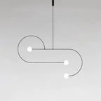 Lustra Chandelier Mobile Noir Minimaliste - Neutralighting