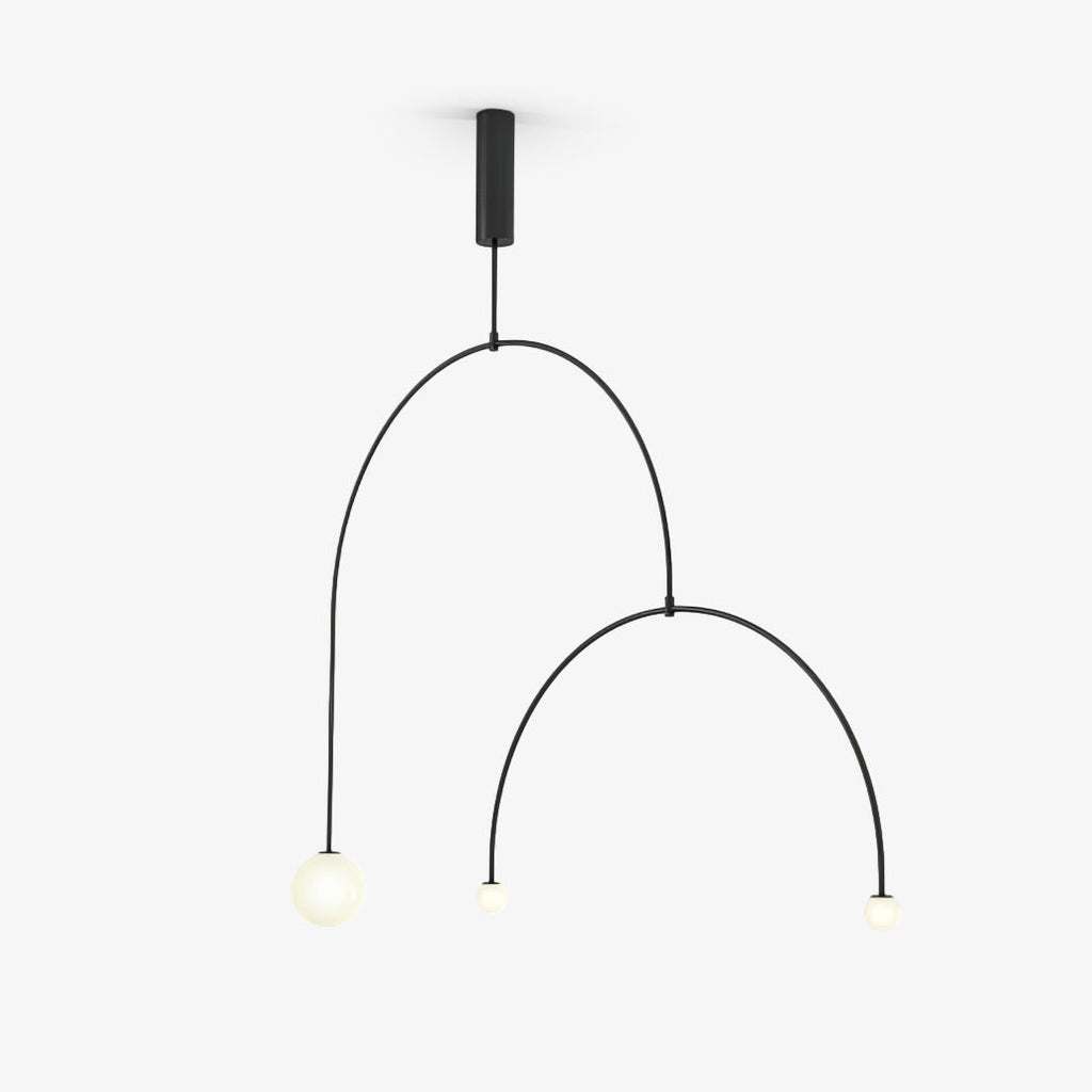 Lustra Chandelier Mobile Noir Minimaliste - Neutralighting