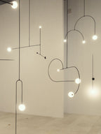 Lustra Chandelier Mobile Noir Minimaliste - Neutralighting