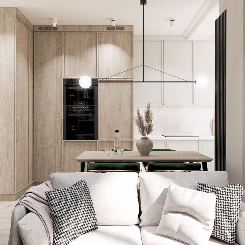 Lustra Chandelier Mobile Noir Minimaliste - Neutralighting
