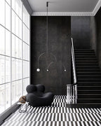 Lustra Chandelier Mobile Noir Minimaliste - Neutralighting