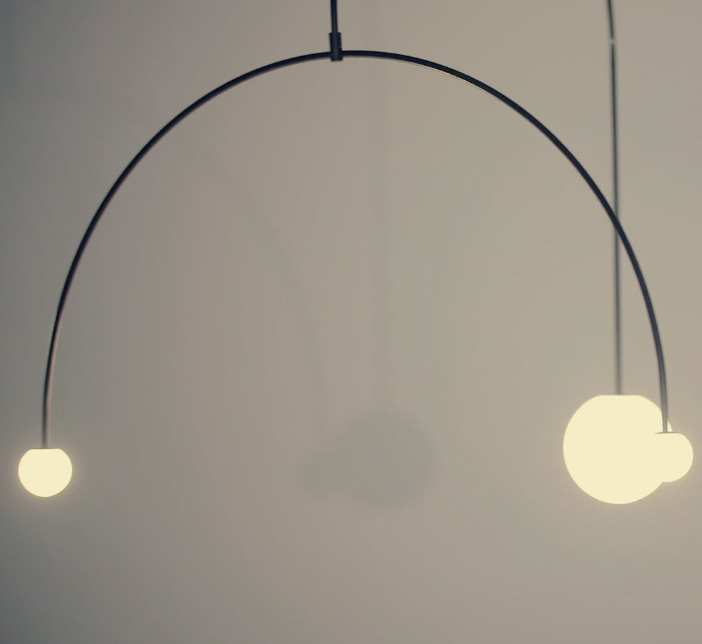 Lustra Chandelier Mobile Noir Minimaliste - Neutralighting