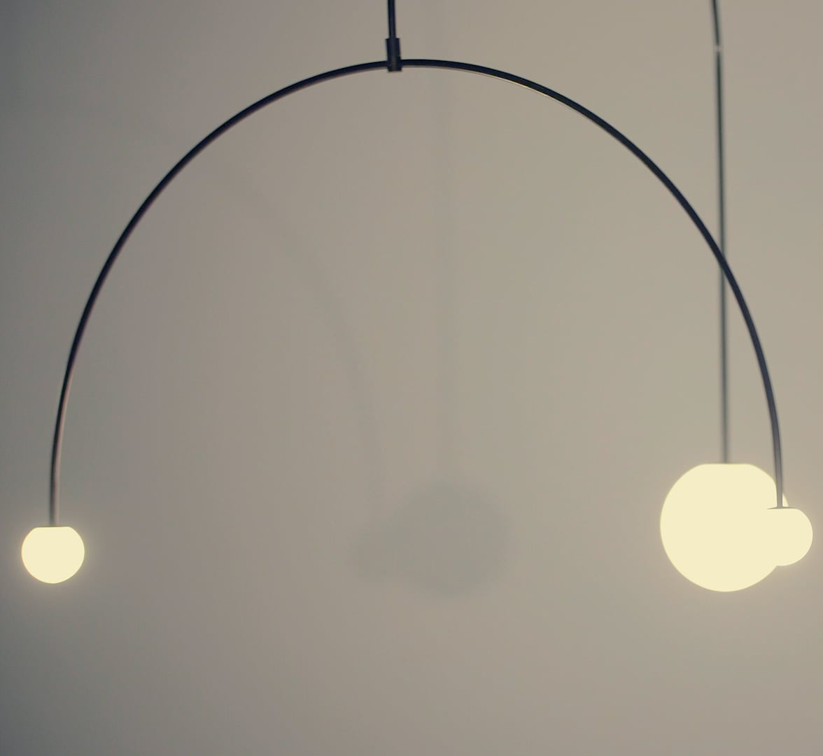 Lustra Chandelier Mobile Noir Minimaliste - Neutralighting