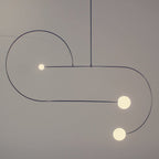 Lustra Chandelier Mobile Noir Minimaliste - Neutralighting