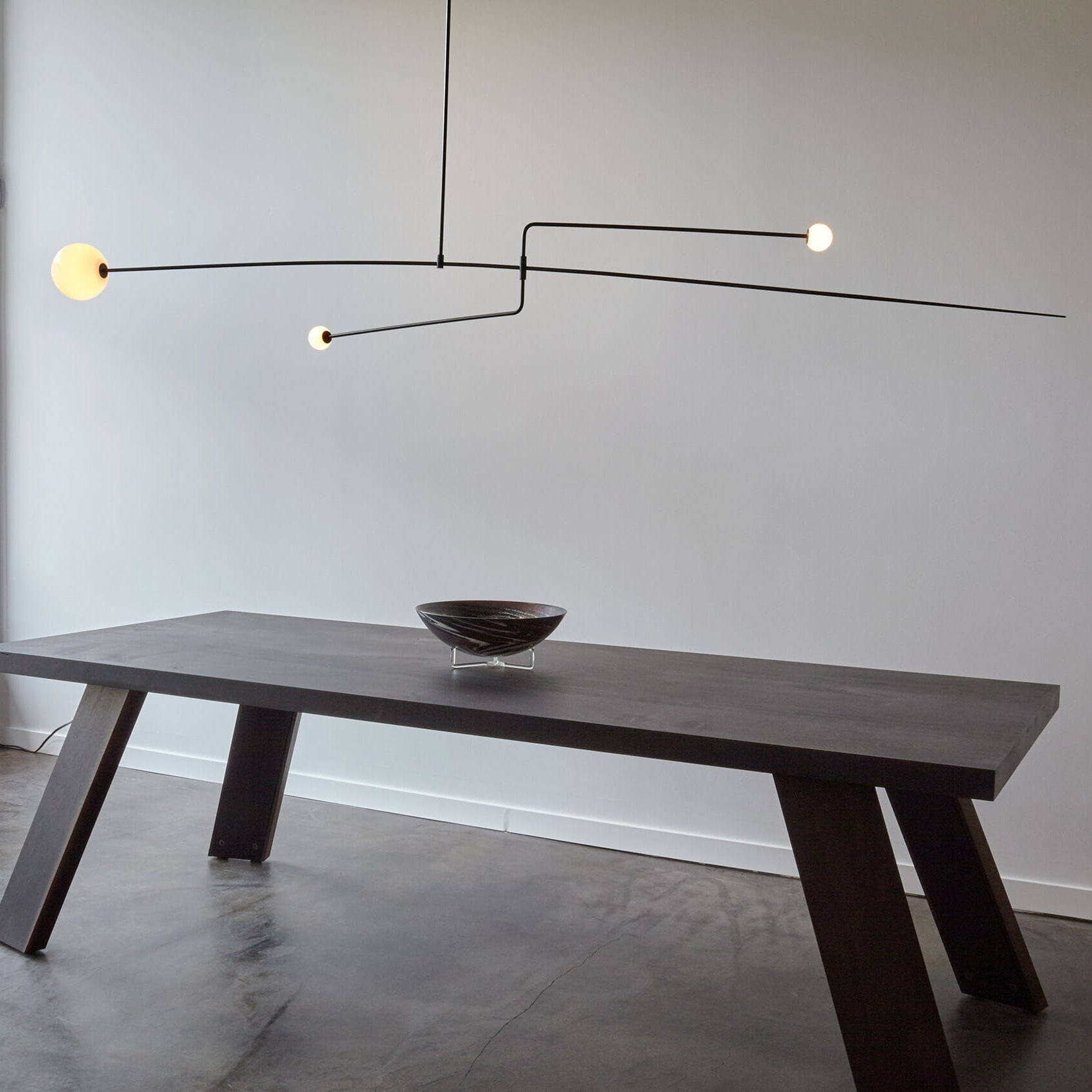 Lustra Chandelier Mobile Noir Minimaliste - Neutralighting