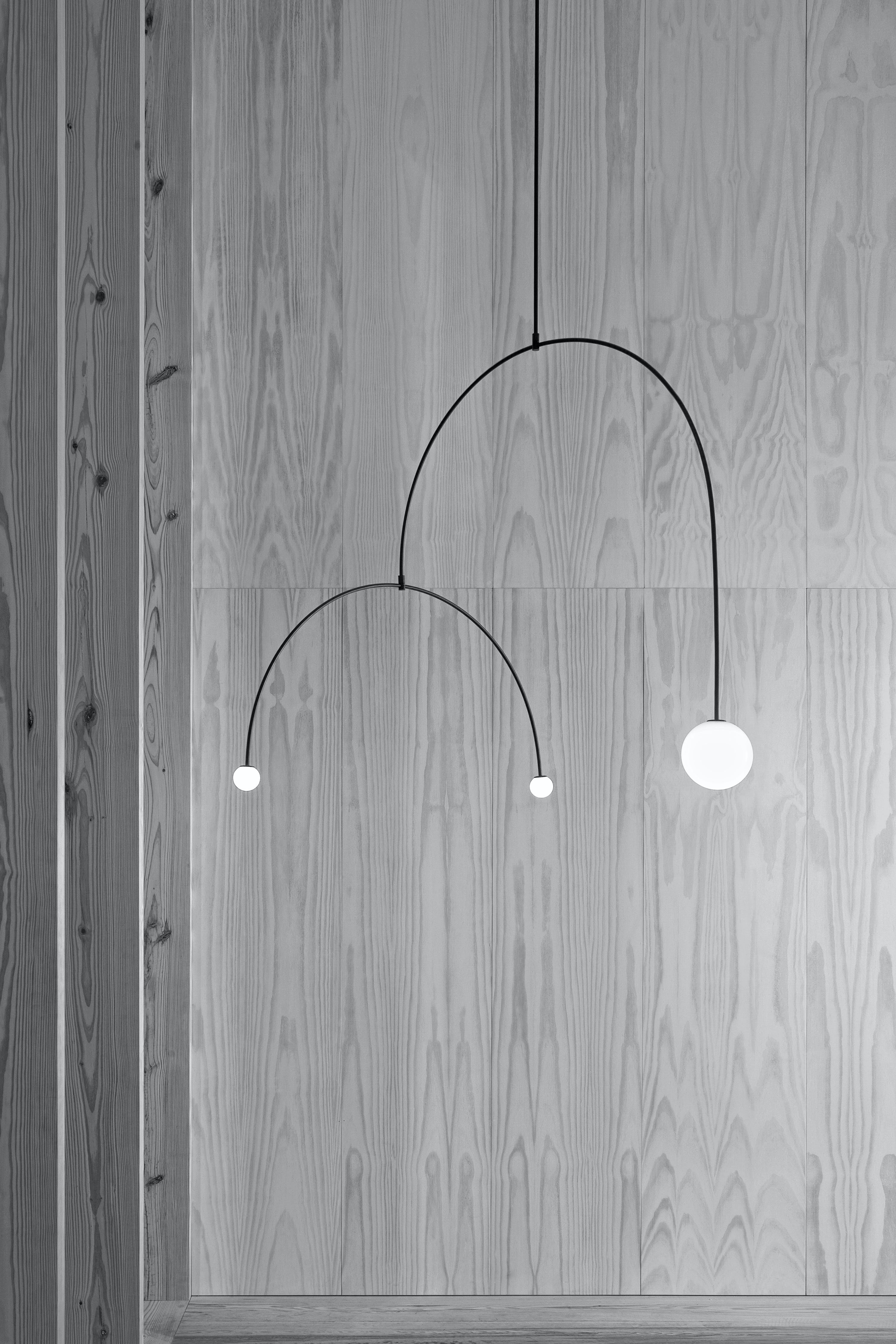 Lustra Chandelier Mobile Noir Minimaliste - Neutralighting