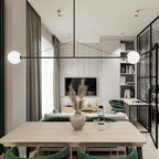 Lustra Chandelier Mobile Noir Minimaliste - Neutralighting