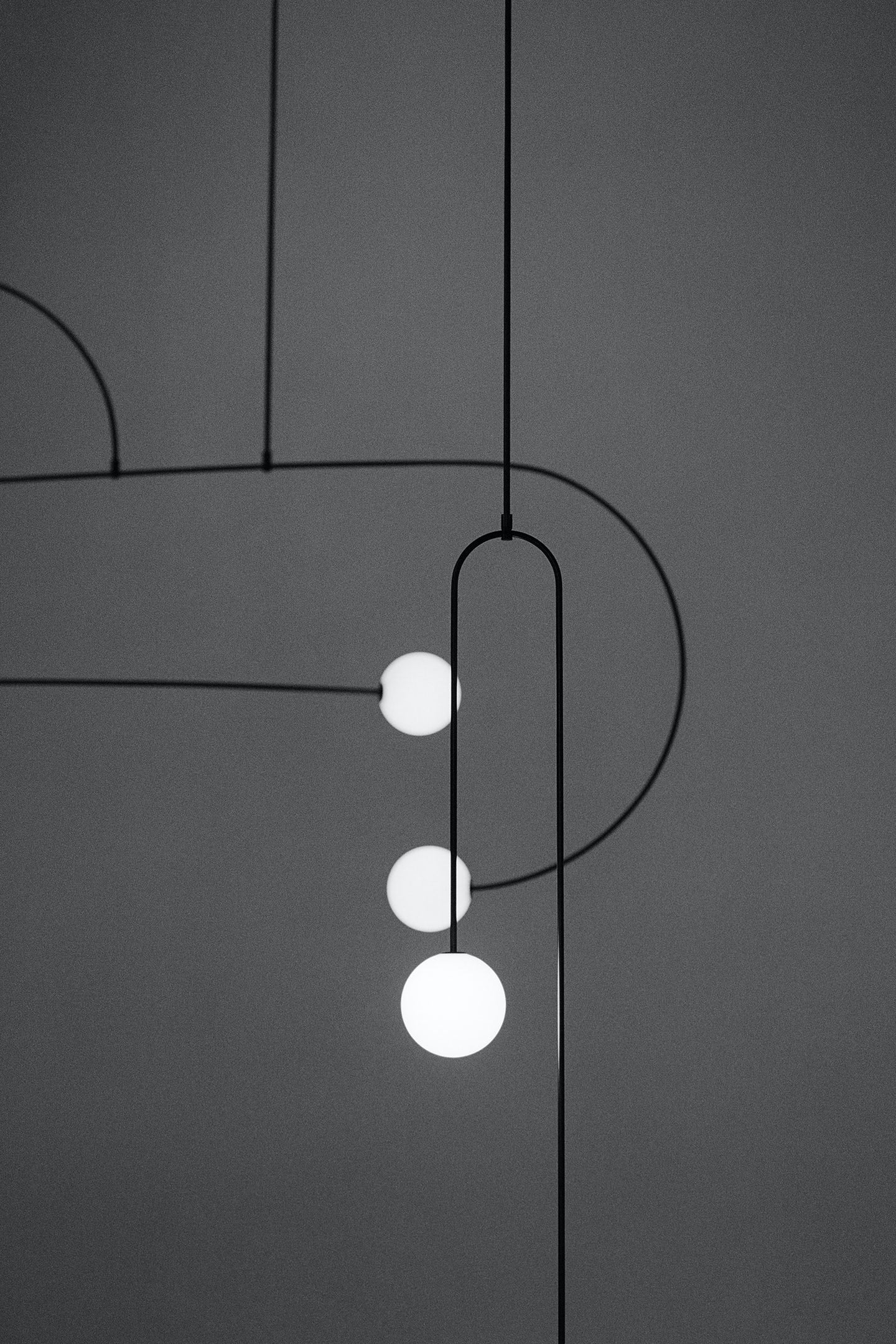 Lustra Chandelier Mobile Noir Minimaliste - Neutralighting