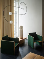 Lustra Chandelier Mobile Noir Minimaliste - Neutralighting
