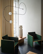 Lustra Chandelier Mobile Noir Minimaliste - Neutralighting