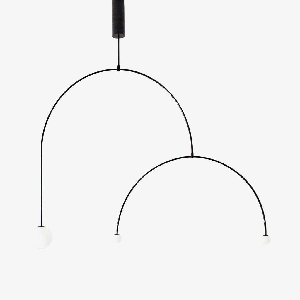 Lustra Chandelier Mobile Noir Minimaliste - Neutralighting