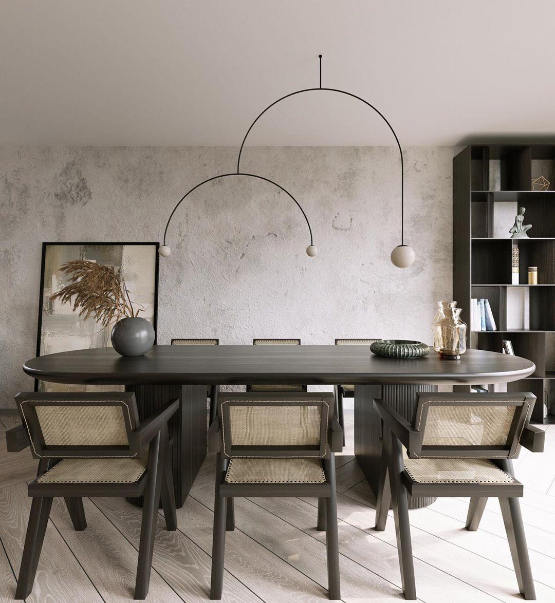 Lustra Chandelier Mobile Noir Minimaliste - Neutralighting
