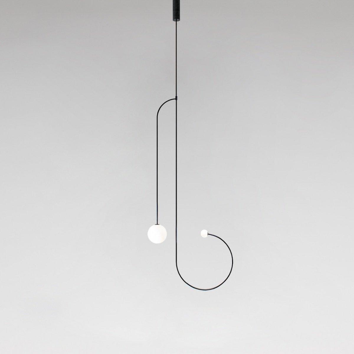Lustra Chandelier Mobile Noir Minimaliste - Neutralighting