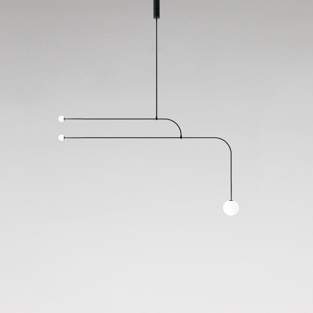 Lustra Chandelier Mobile Noir Minimaliste - Neutralighting