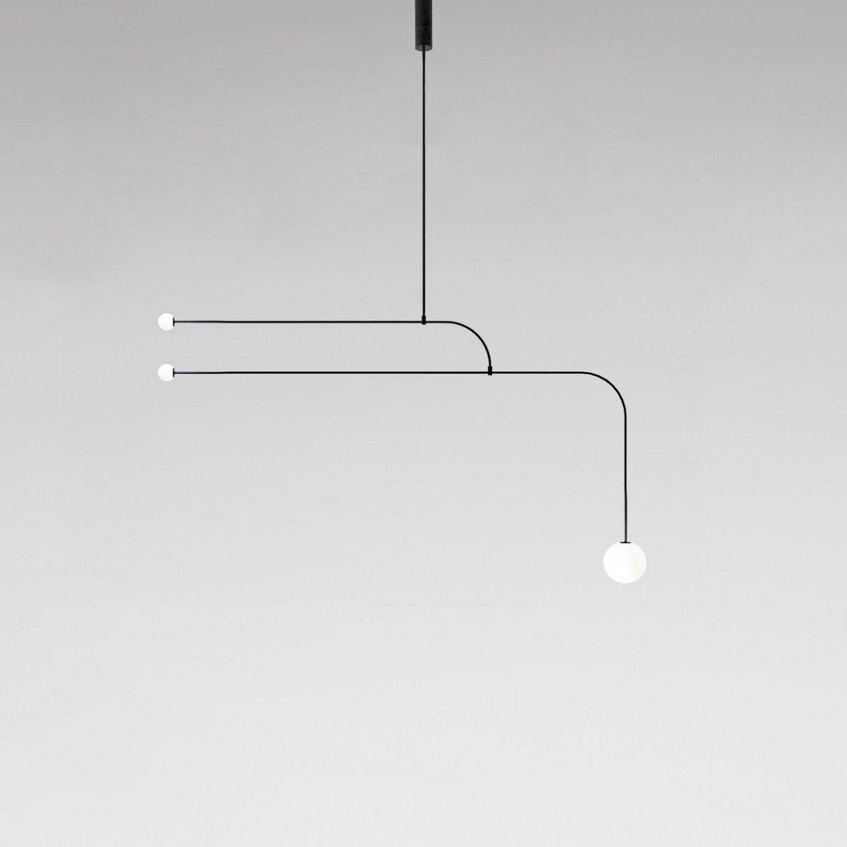 Lustra Chandelier Mobile Noir Minimaliste - Neutralighting