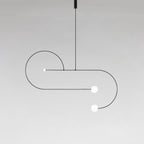 Lustra Chandelier Mobile Noir Minimaliste - Neutralighting