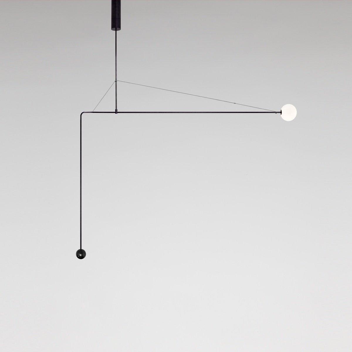 Lustra Chandelier Mobile Noir Minimaliste - Neutralighting