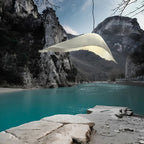Lustra Suspension en Travertin Pierre Naturelle - Neutralighting