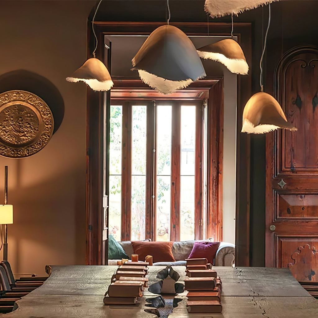 Lustra Suspension en Travertin Pierre Naturelle - Neutralighting