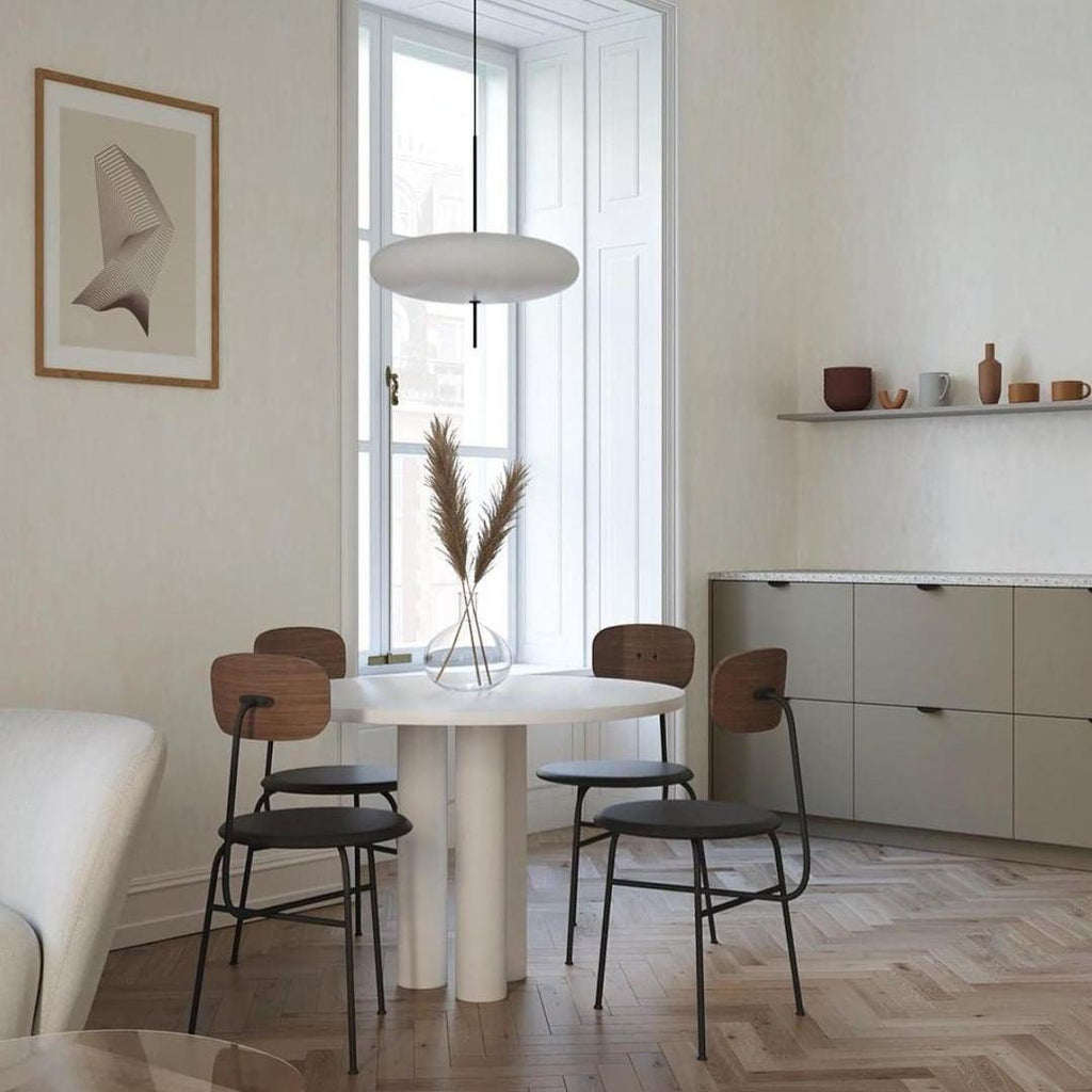 Lustra Suspension Noir Peint Réuni pour Salon - Neutralighting