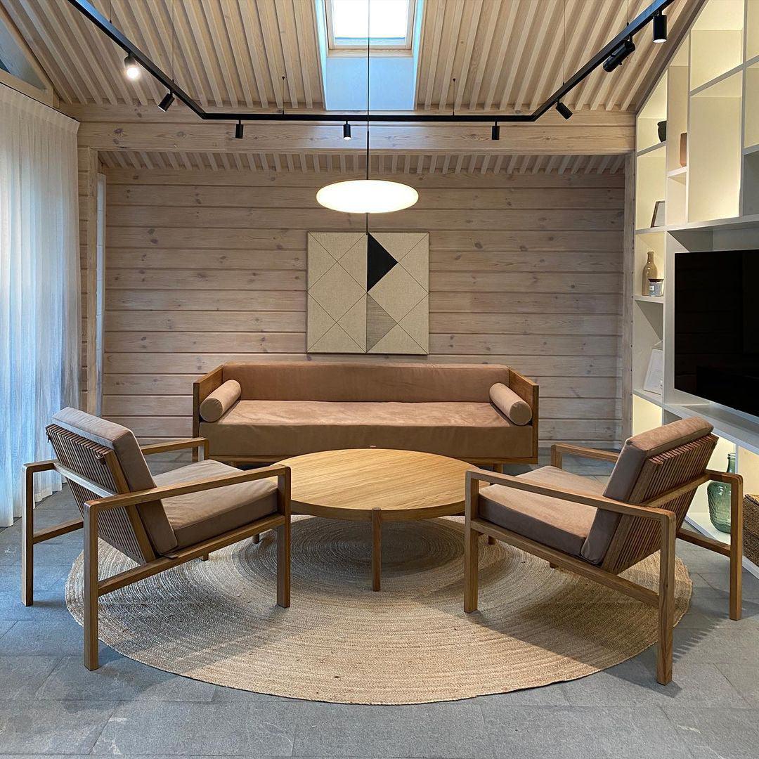 Lustra Suspension Noir Peint Réuni pour Salon - Neutralighting
