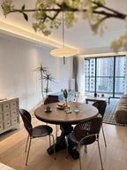 Lustra Suspension Noir Peint Réuni pour Salon - Neutralighting