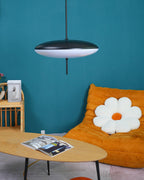 Lustra Suspension Noir Peint Réuni pour Salon - Neutralighting