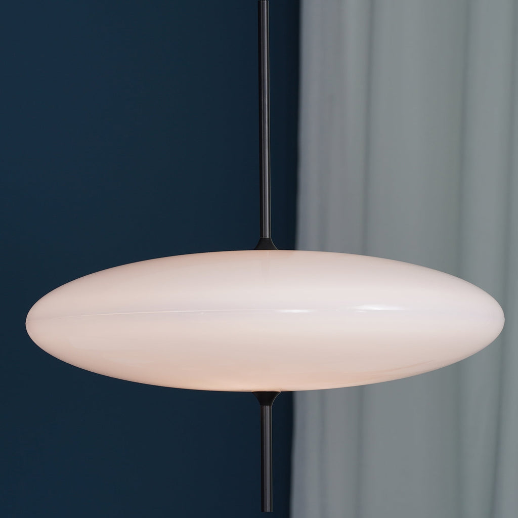 Lustra Suspension Noir Peint Réuni pour Salon - Neutralighting