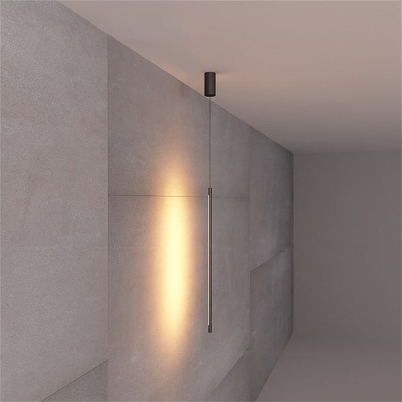 Erix Suspension linéaire Noir. Chambre à Coucher - Neutralighting