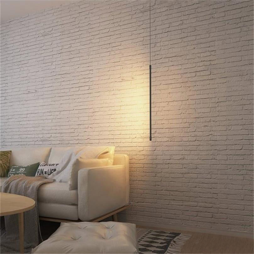 Erix Suspension linéaire Noir. Chambre à Coucher - Neutralighting