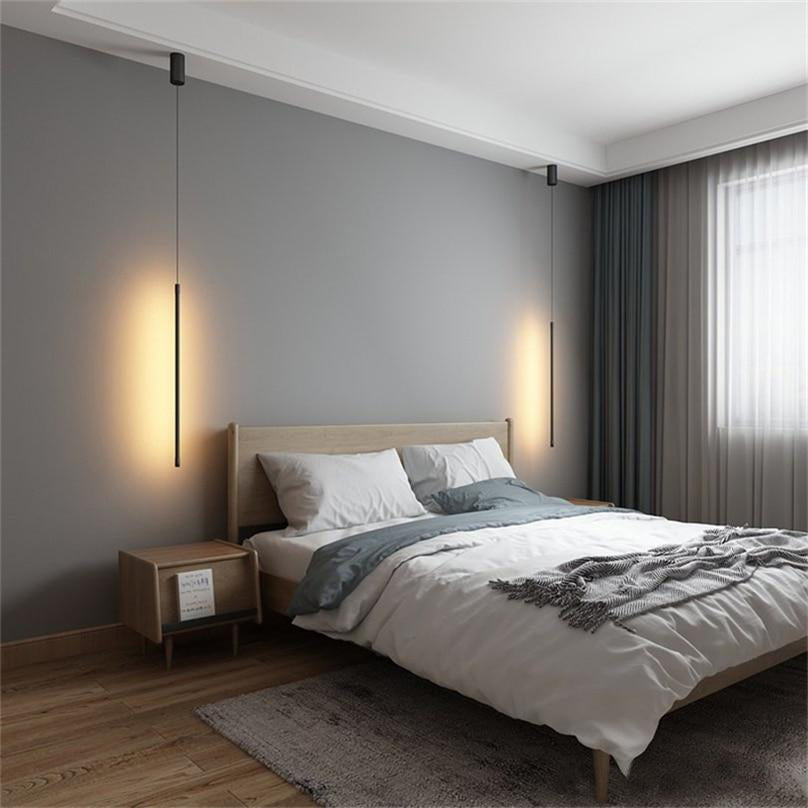 Erix Suspension linéaire Noir. Chambre à Coucher - Neutralighting