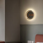 Applique Murale Métal/Bois Ronde Scandinave, Salon - Neutralighting