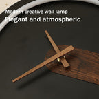 Applique Murale Métal/Bois Ronde Scandinave, Salon - Neutralighting