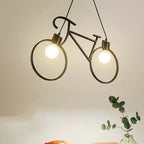 Mira Moderne Créatif Forme De Bicyclette LED Suspension Métal Salon - Neutralighting