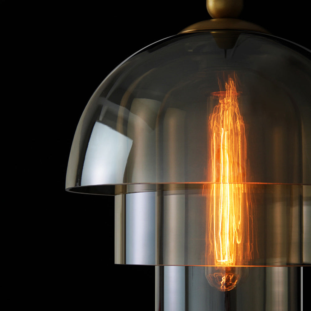 Valentina Moderne Métal Verre Suspension Salon Chambre à Coucher - Neutralighting