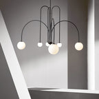 Valentina Moderne Lustre Métal Verre Salon Salle à Manger - Neutralighting