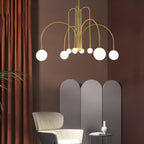 Valentina Moderne Lustre Métal Verre Salon Salle à Manger - Neutralighting