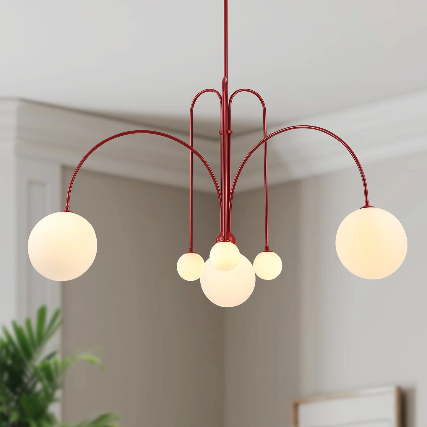 Valentina Moderne Lustre Métal Verre Salon Salle à Manger - Neutralighting