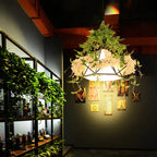 Arisha Moderne Fleurs LED Suspension Métal Salon - Neutralighting