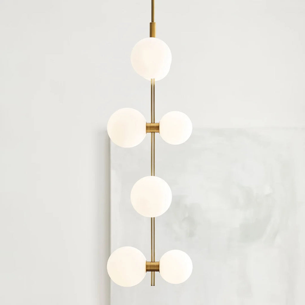 Zelirila Lampe Suspendue En Verre Sur Rail Art Premium Moderne - Neutralighting