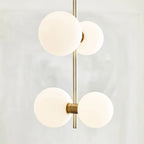 Zelirila Lampe Suspendue En Verre Sur Rail Art Premium Moderne - Neutralighting
