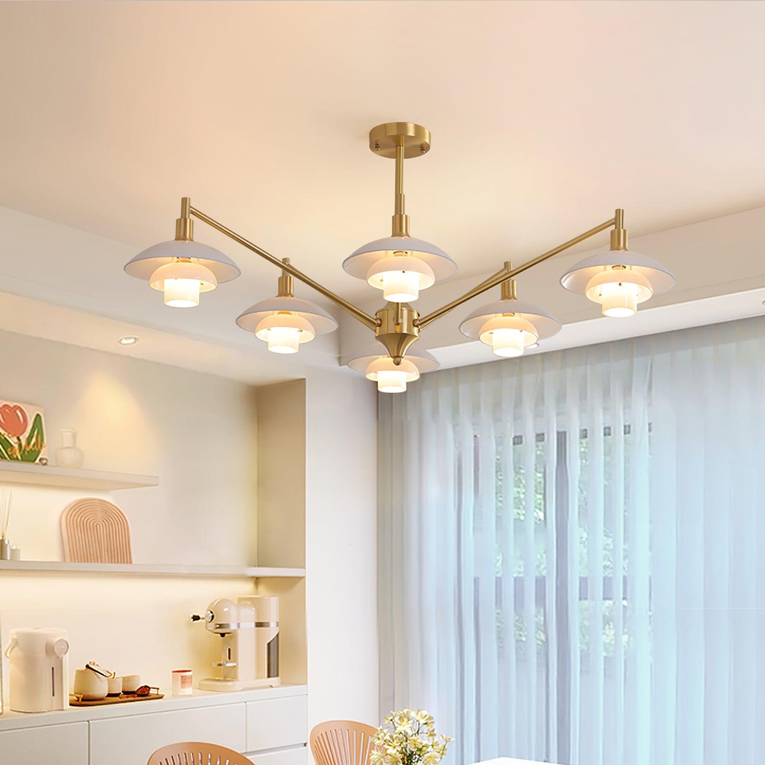 Alora Lustre Cuivre Nordique Couches - Neutralighting