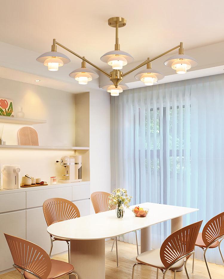 Alora Lustre Cuivre Nordique Couches - Neutralighting