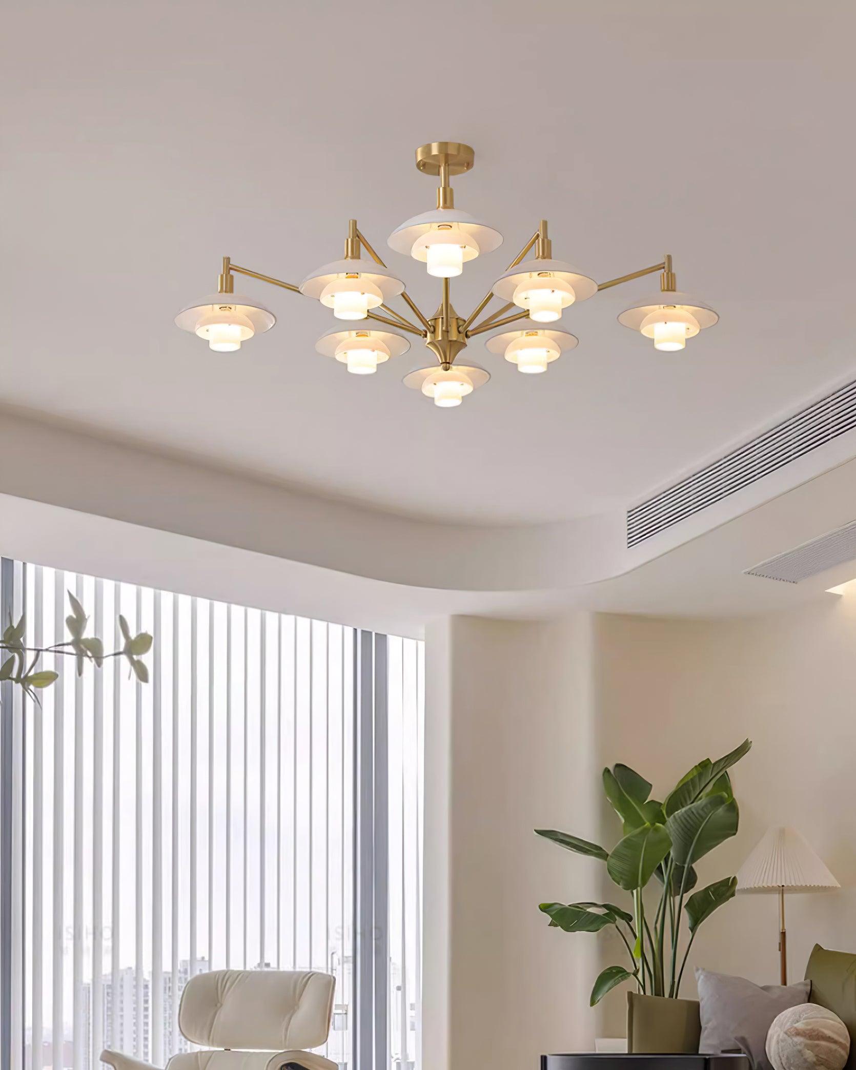 Alora Lustre Cuivre Nordique Couches - Neutralighting