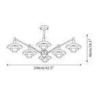 Alora Lustre Cuivre Nordique Couches - Neutralighting