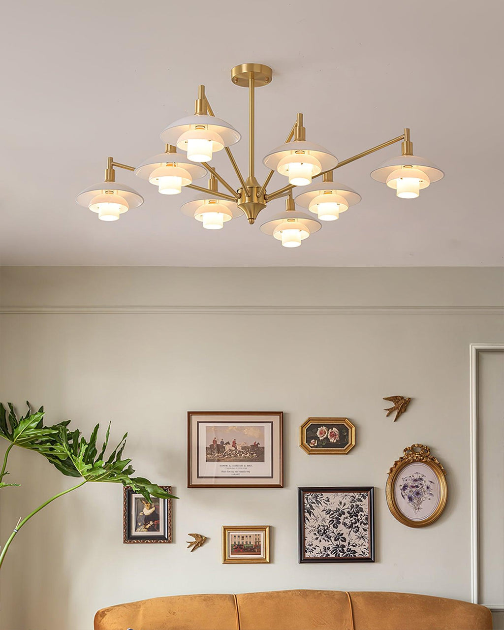 Alora Lustre Cuivre Nordique Couches - Neutralighting