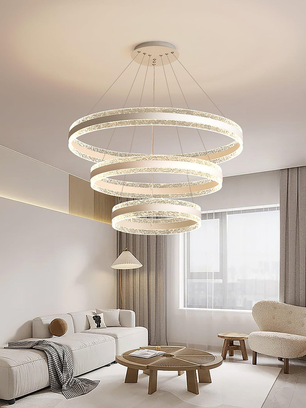 Lustra Suspension Lampe Cercles LED Modernes - Neutralighting